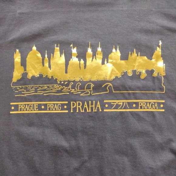 TShirt Mens Large Unbranded Prague - Picture 5 of 10